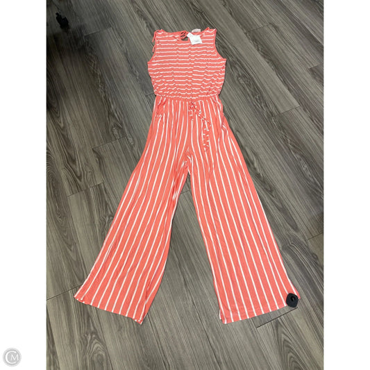 Jumpsuit By Zenana Outfitters In Peach, Size: Xl