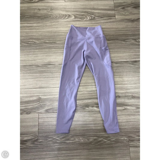 Athletic Leggings By Nike In Purple, Size: S