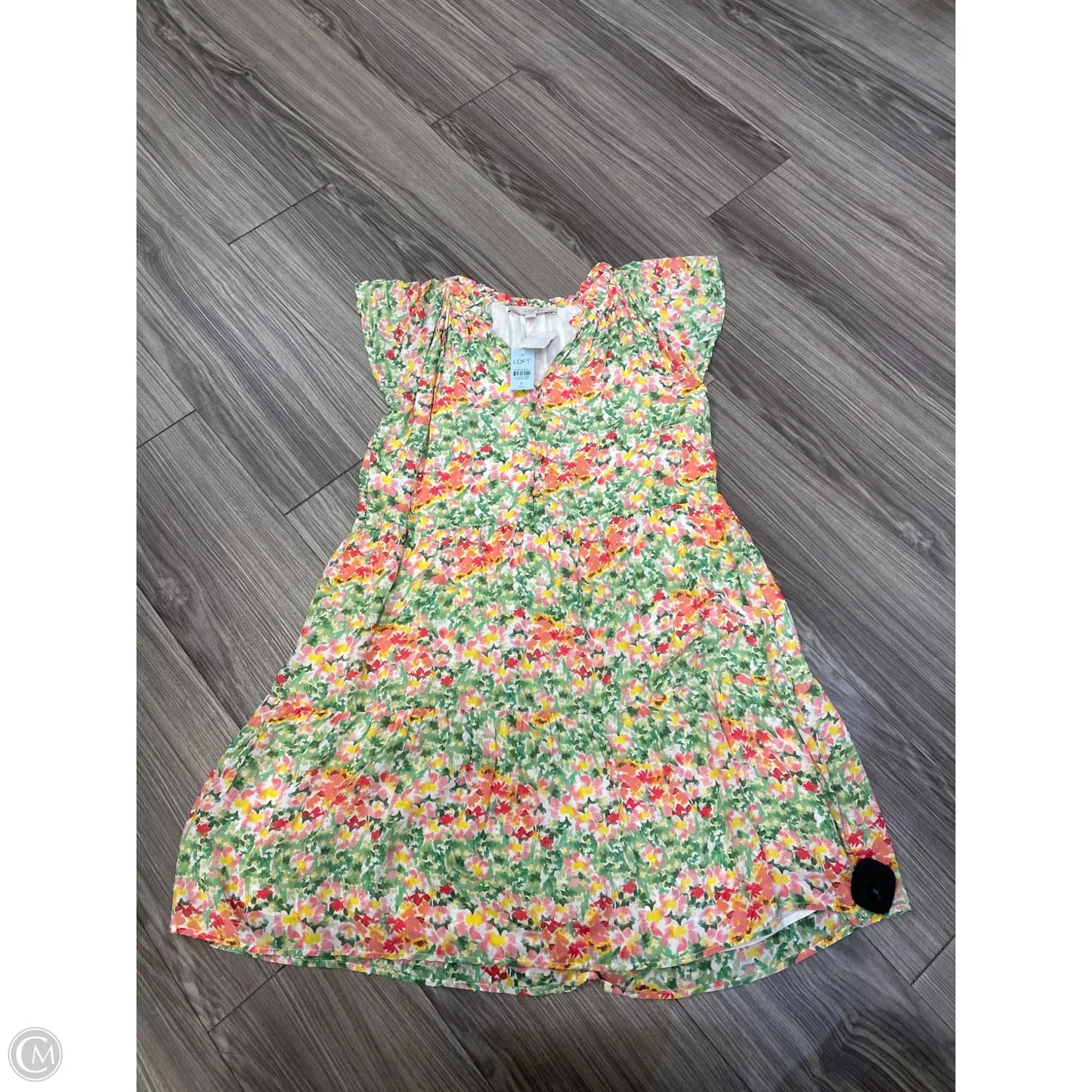Dress Casual Short By Loft In Floral Print, Size: S