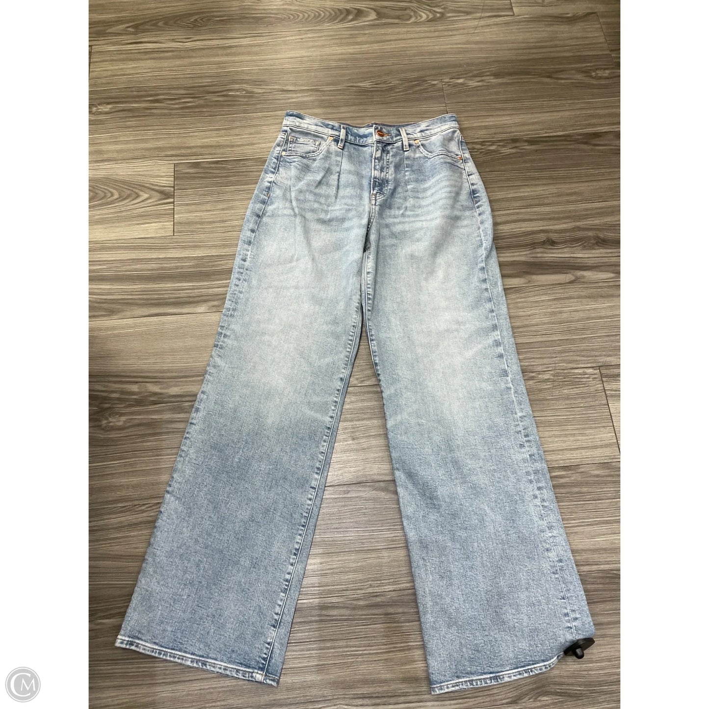 Jeans Flared By Express In Blue, Size: 4