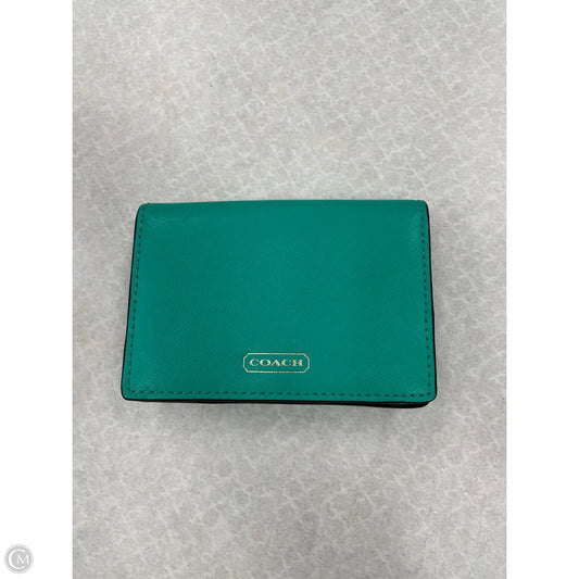 Wallet Designer By Coach, Size: Small