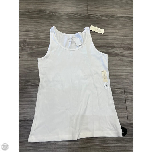 Tank Top By Sonoma In White, Size: L