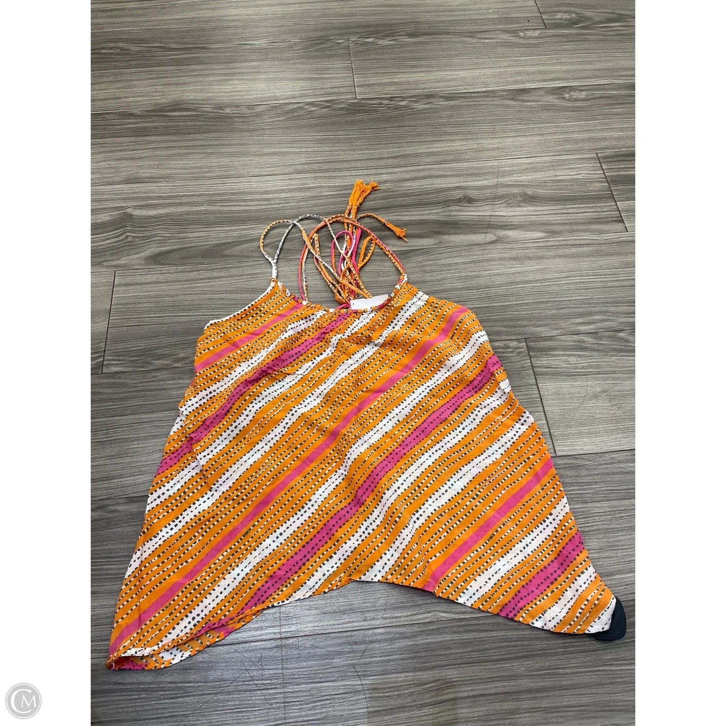 Tank Top By American Eagle In Orange & Pink, Size: S