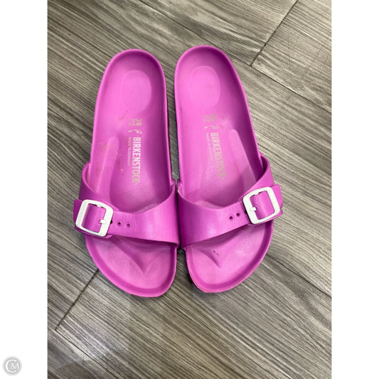 Sandals Flip Flops By Birkenstock In Pink, Size: 8