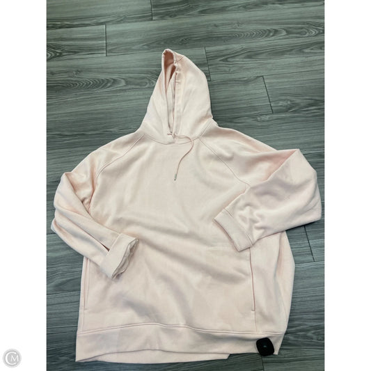 Sweatshirt Hoodie By All In Motion In Peach, Size: 2x