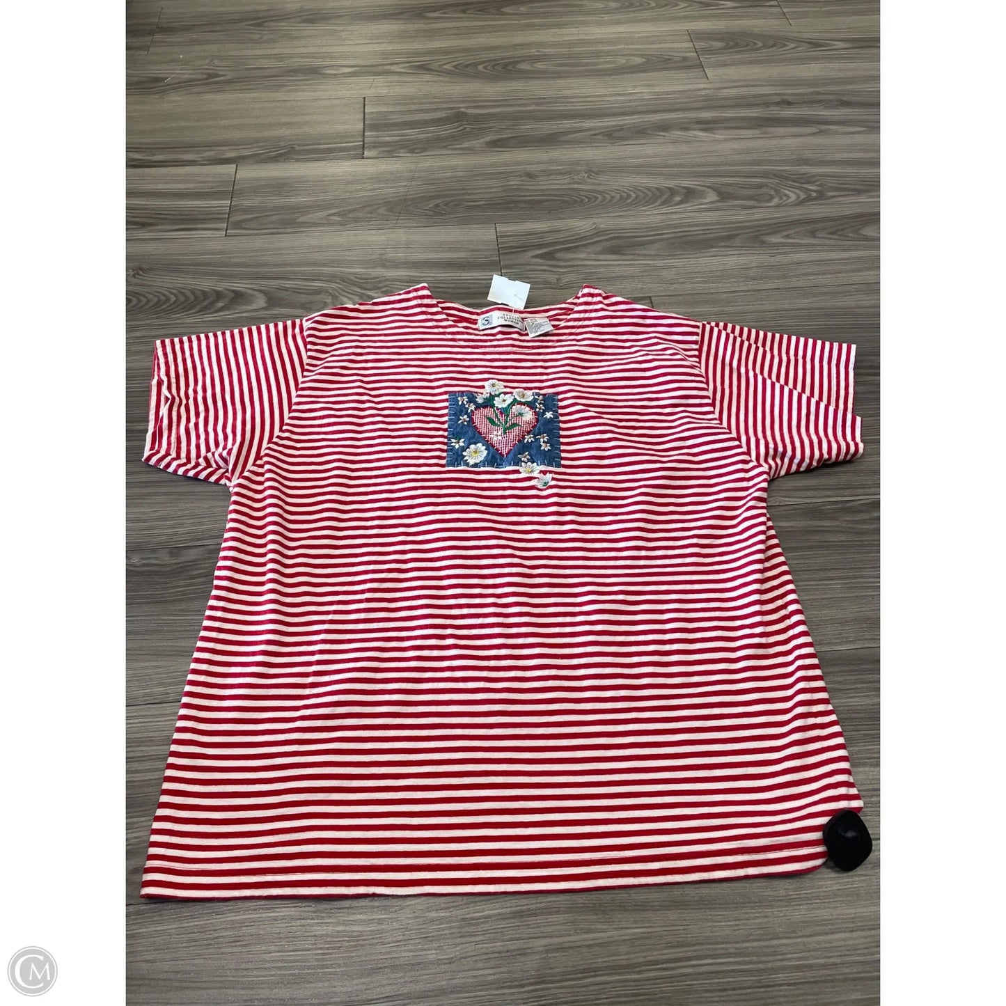 Top Short Sleeve By Clothes Mentor In Red, Size: 2x