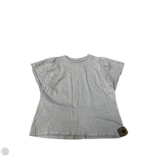 Top Short Sleeve By Gap In Blue, Size: M