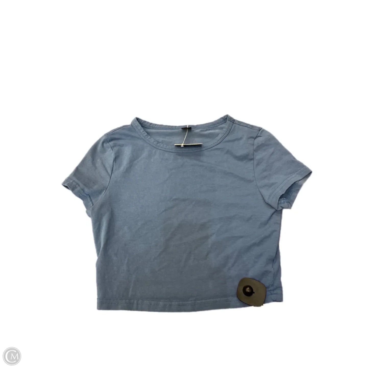 Top Short Sleeve By Shein In Blue, Size: M