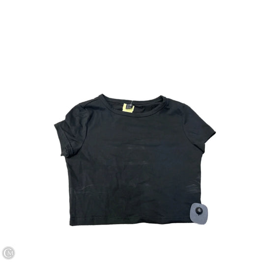 Top Short Sleeve By Shein In Black, Size: M