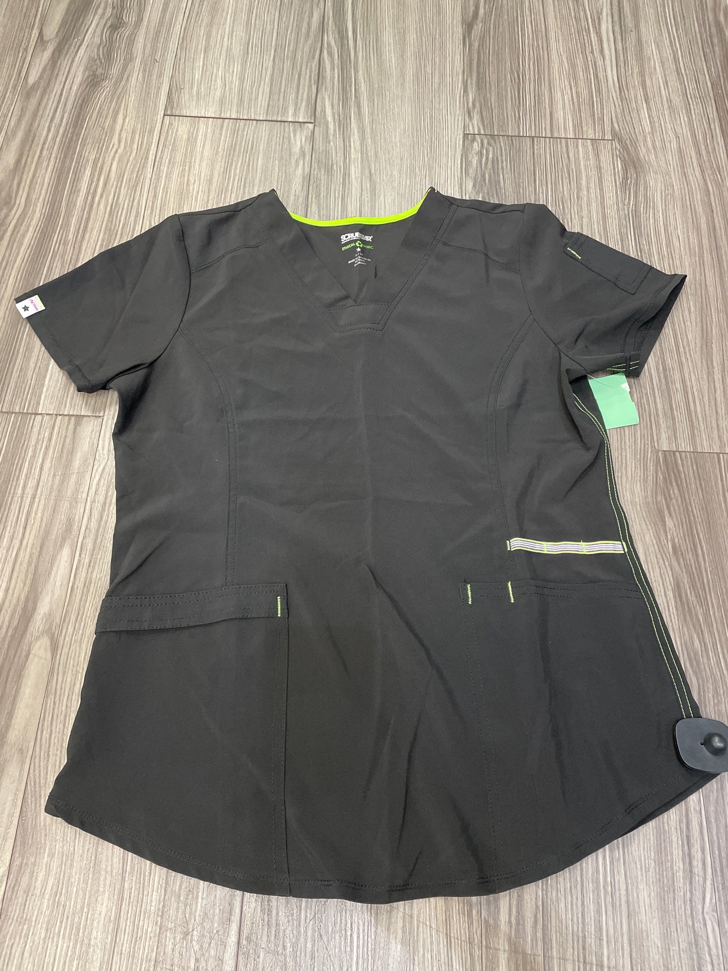 Black Top Short Sleeve Clothes Mentor, Size S