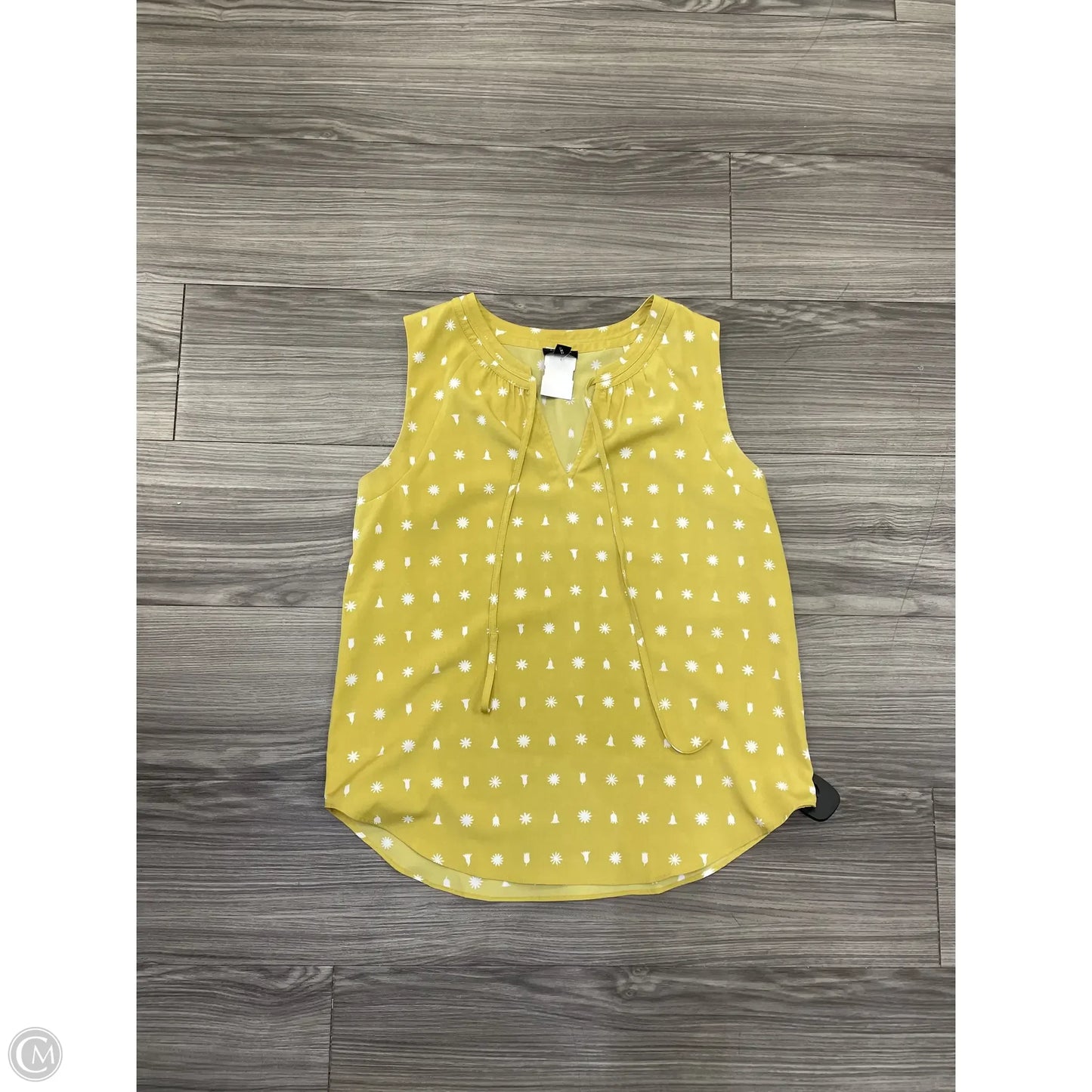 Tank Top By Ann Taylor In Yellow, Size: Sp