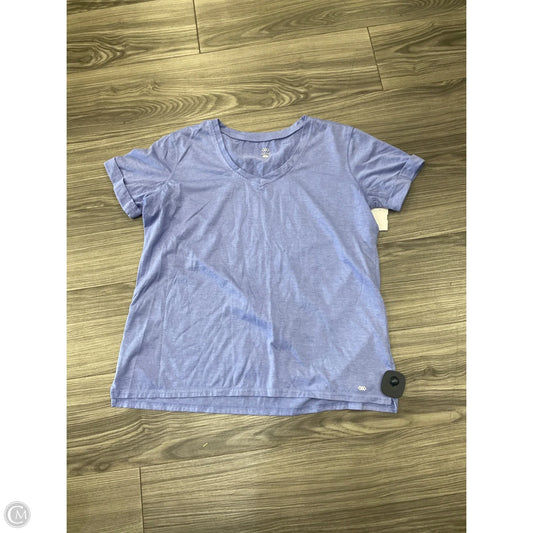 Top Short Sleeve By Clothes Mentor In Purple, Size: L