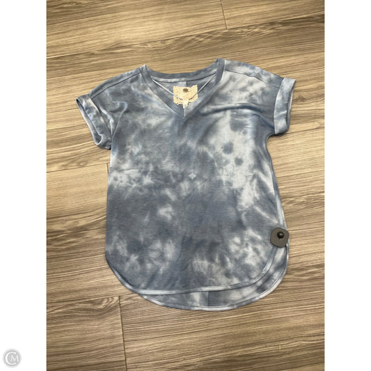 Top Short Sleeve By Cupio In Tie Dye Print, Size: S