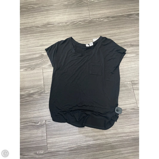 Top Short Sleeve By Artisan Ny In Black, Size: M