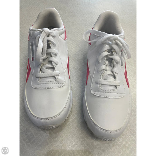 Shoes Athletic By Reebok In Pink & White, Size: 9