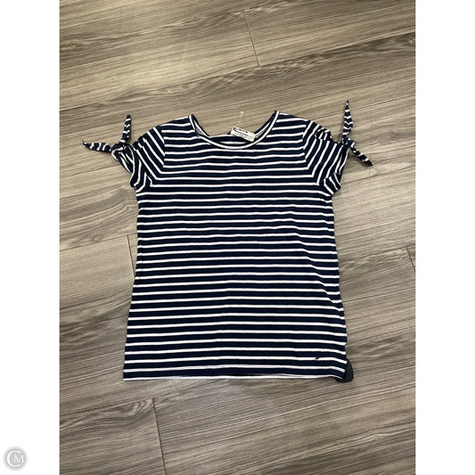 Top Short Sleeve By Nautica In Navy, Size: M