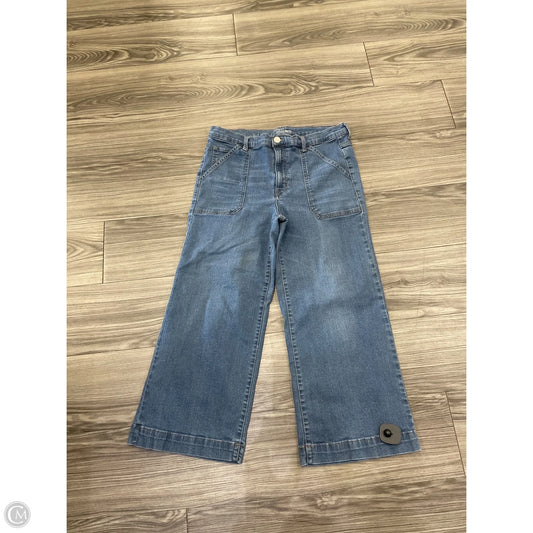 Jeans Wide Leg By Time And Tru In Blue, Size: 14