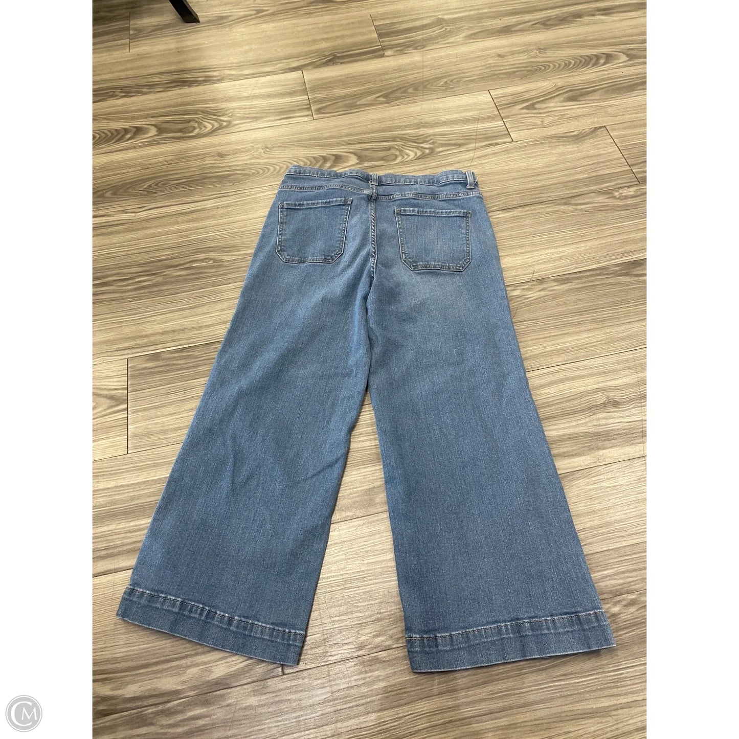 Jeans Wide Leg By Time And Tru In Blue, Size: 14