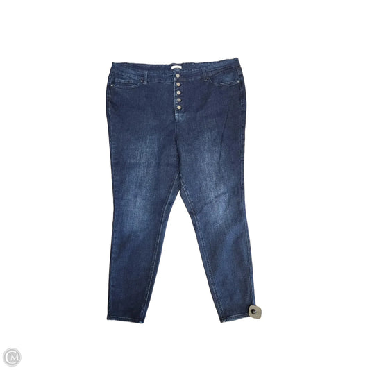 Jeans Skinny By Maurices In Blue, Size: Xxl
