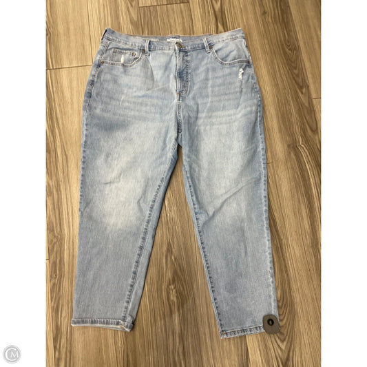 Jeans Boyfriend By Sonoma In Blue, Size: 16