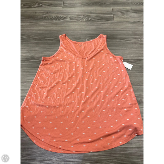 Tank Top By Ana In Peach, Size: Xl