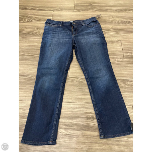 Jeans Straight By Lee In Blue, Size: 16
