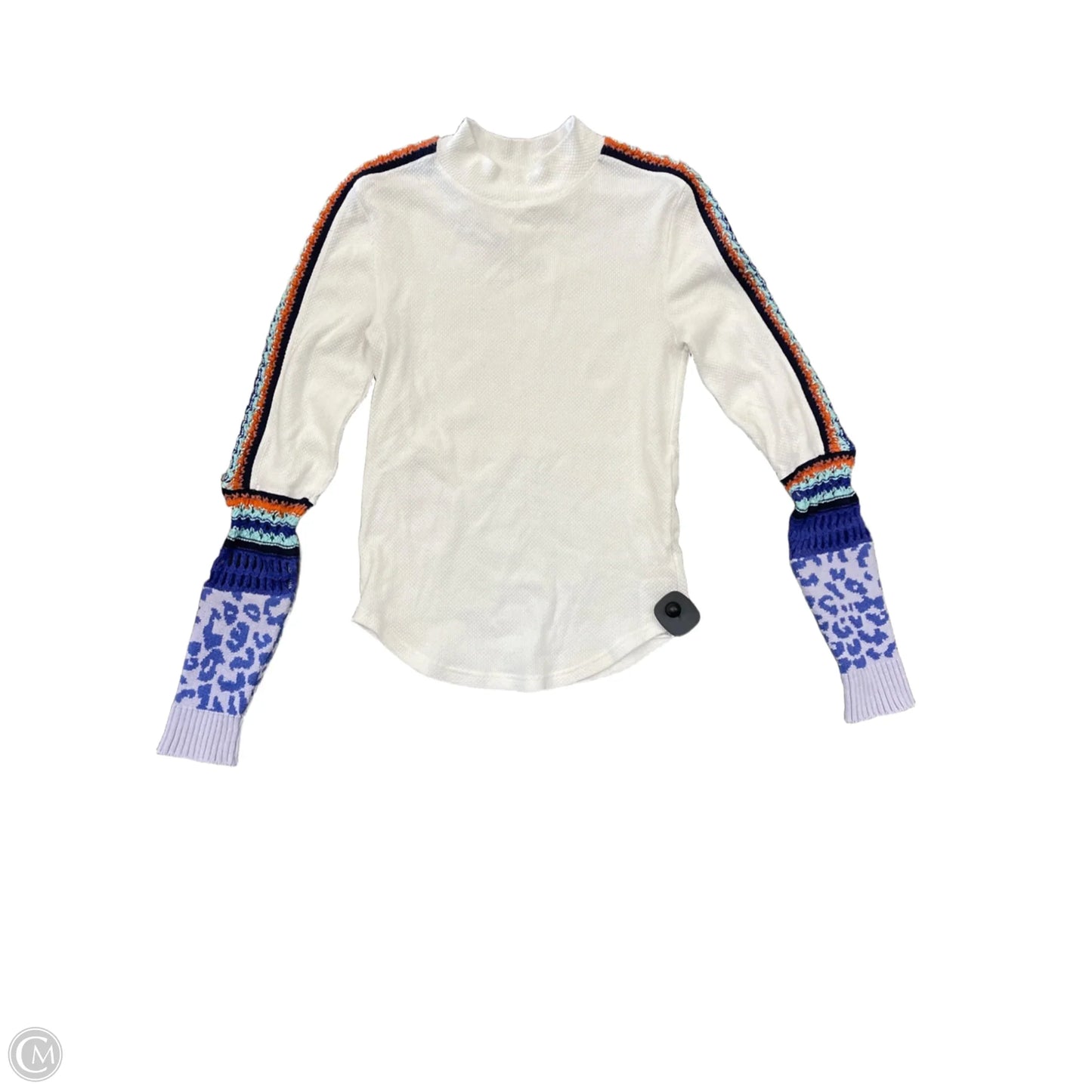 Top Long Sleeve By Free People In White, Size: M