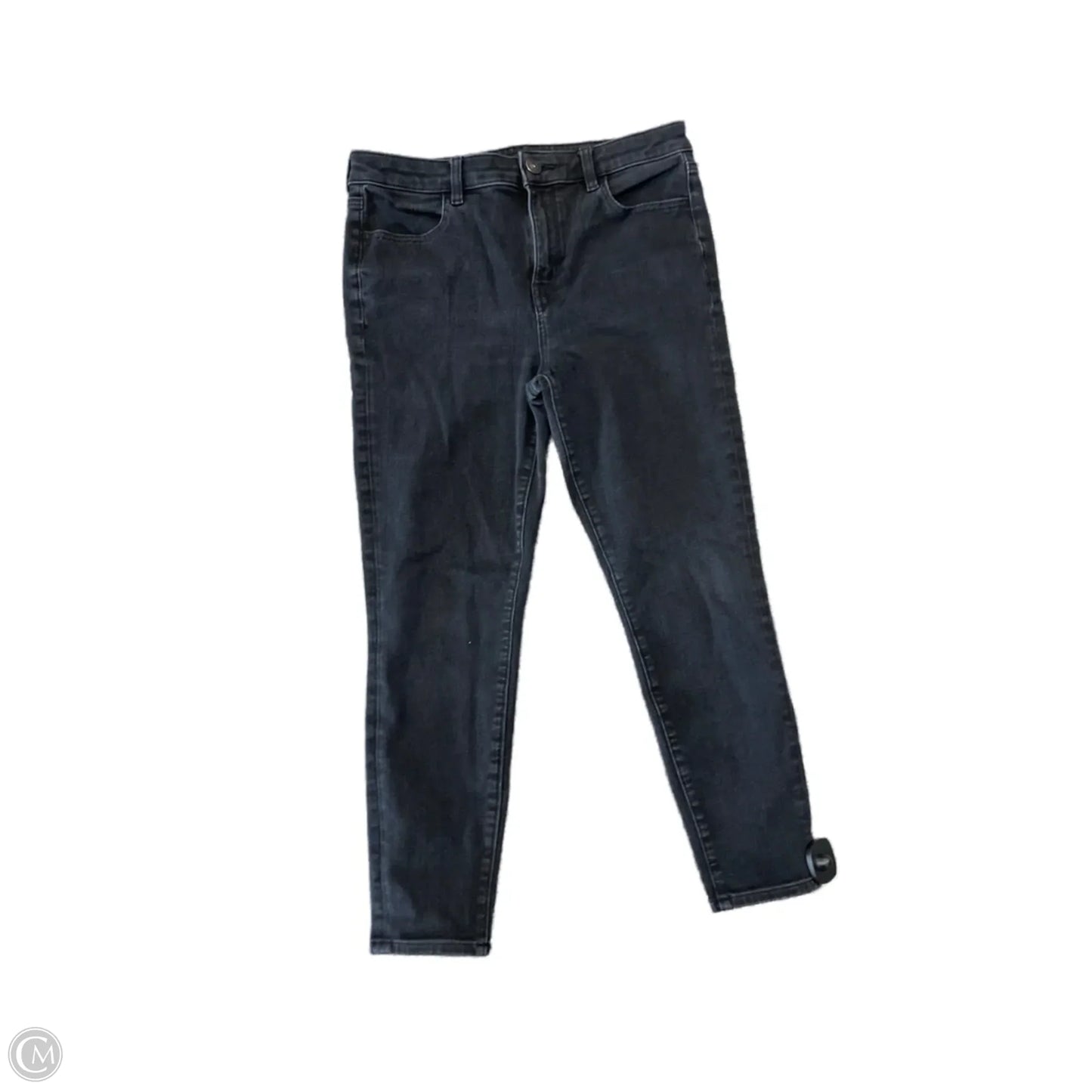 Jeans Skinny By American Eagle In Black, Size: 10p