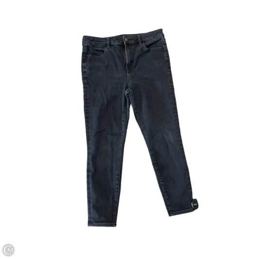Jeans Skinny By American Eagle In Black, Size: 10p