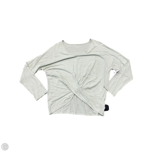 Top Long Sleeve Basic By American Eagle In Teal, Size: M