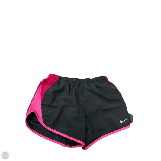 Athletic Shorts By Nike In Black & Pink, Size: Xs