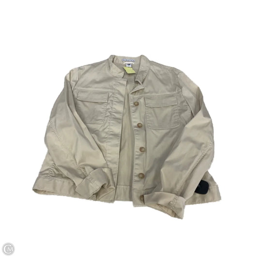 Jacket Denim By Gap In Tan, Size: L