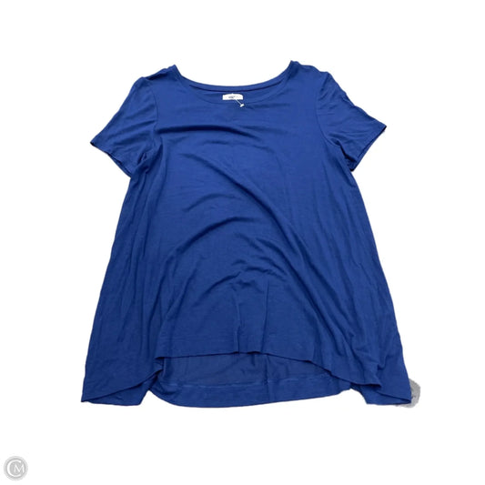 Top Short Sleeve By Old Navy In Blue, Size: S