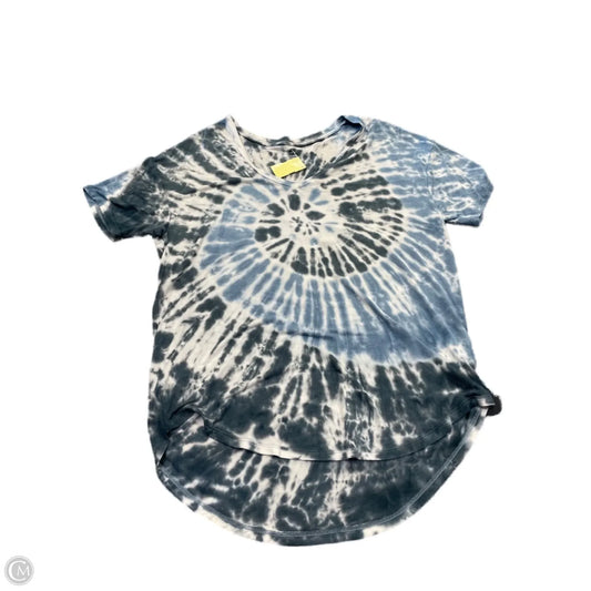 Top Short Sleeve Basic By American Eagle In Tie Dye Print, Size: Xs