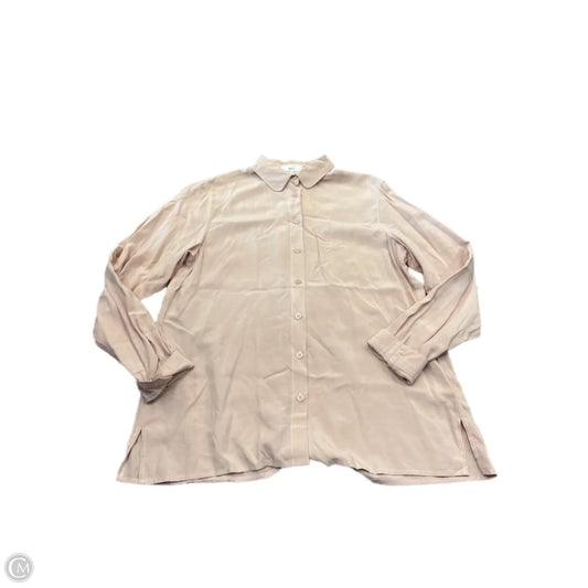 Top Long Sleeve Basic By Clothes Mentor In Pink, Size: L