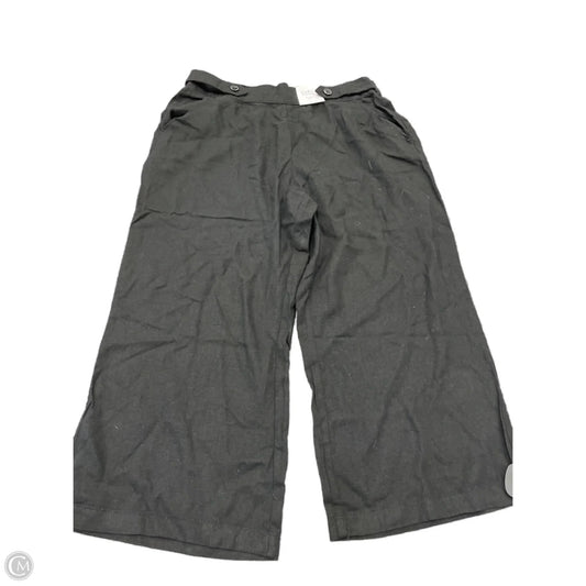 Pants Cropped By Croft And Barrow In Black, Size: Xl