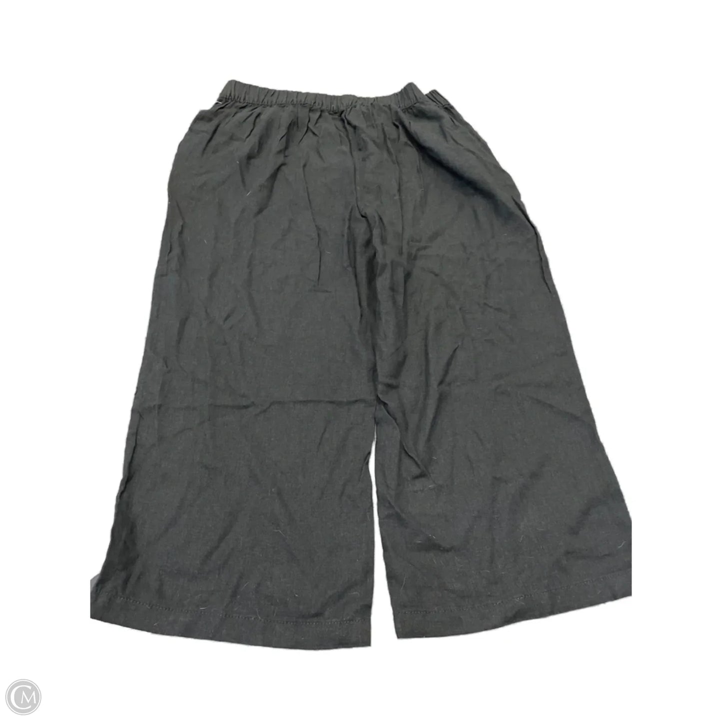 Pants Cropped By Croft And Barrow In Black, Size: Xl