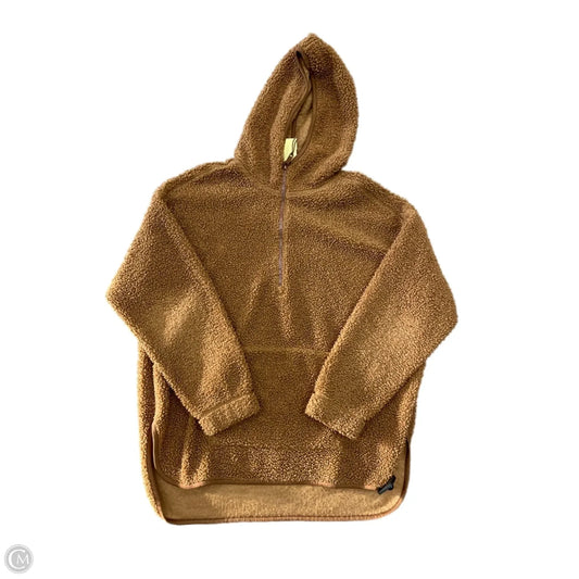 Jacket Faux Fur & Sherpa By Old Navy In Brown, Size: L