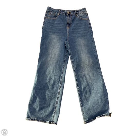 Jeans Wide Leg By Bleu In Blue, Size: 16