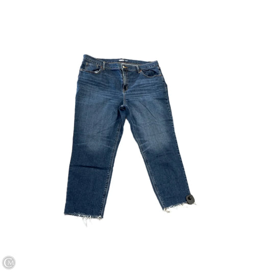 Jeans Boyfriend By Old Navy In Blue, Size: 16
