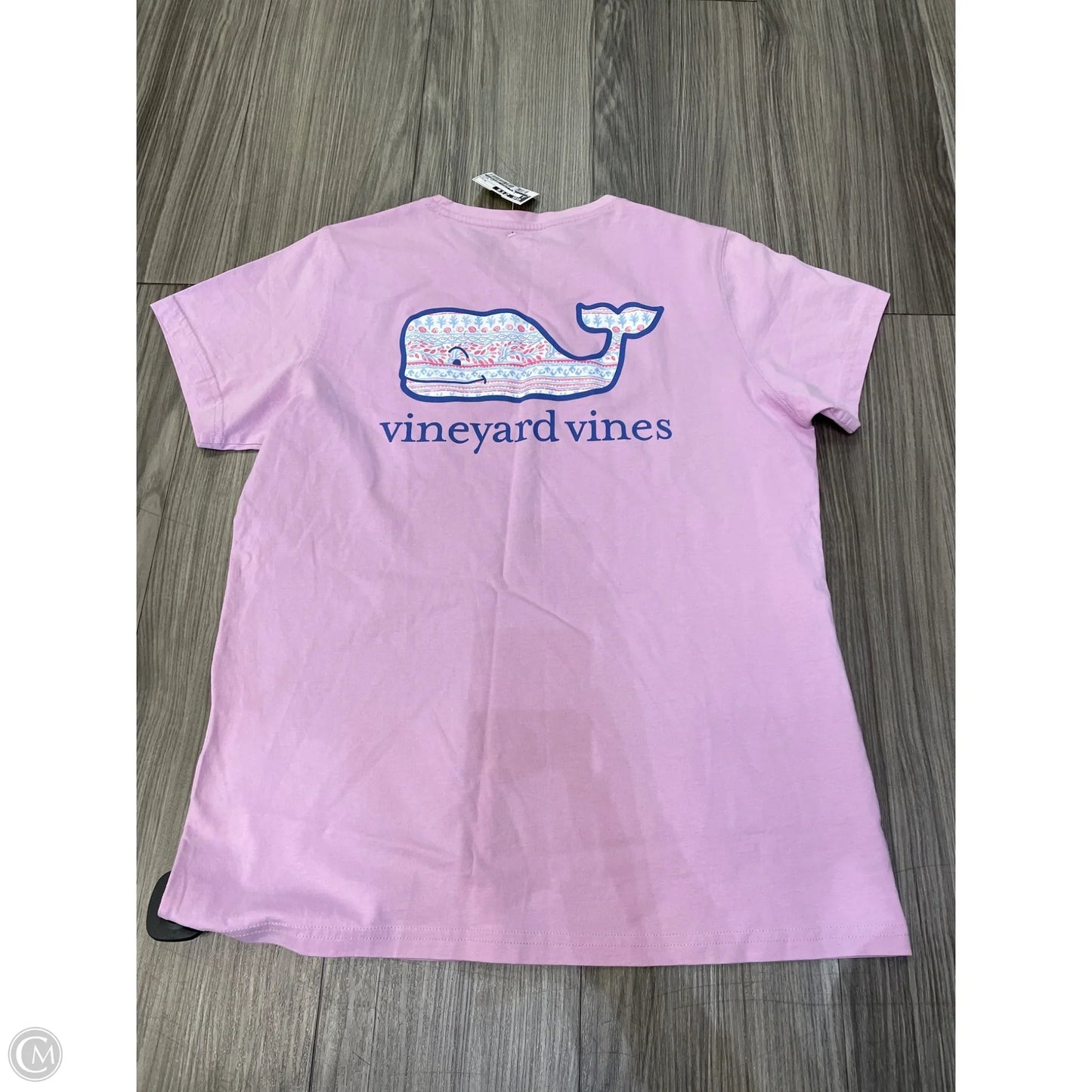 Top Short Sleeve By Vineyard Vines In Pink, Size: M