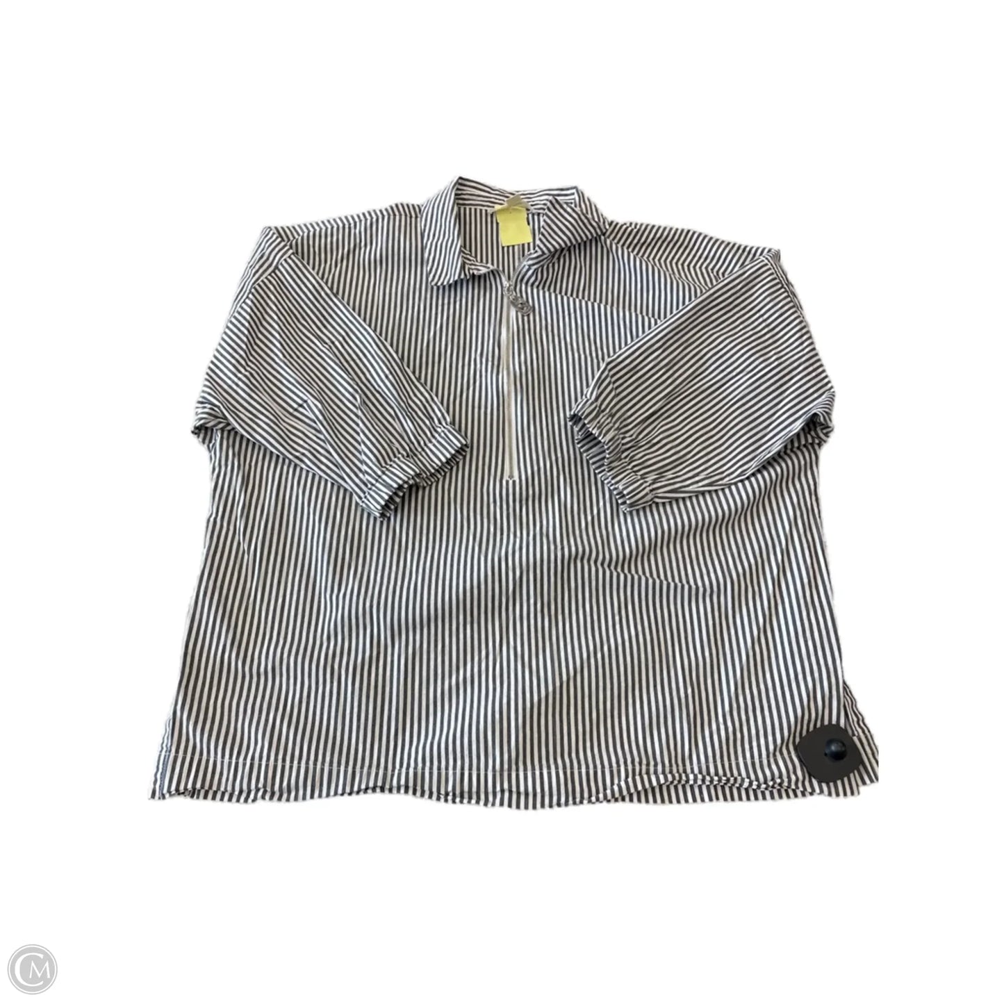 Top Long Sleeve By Michael By Michael Kors In Striped Pattern, Size: Xl