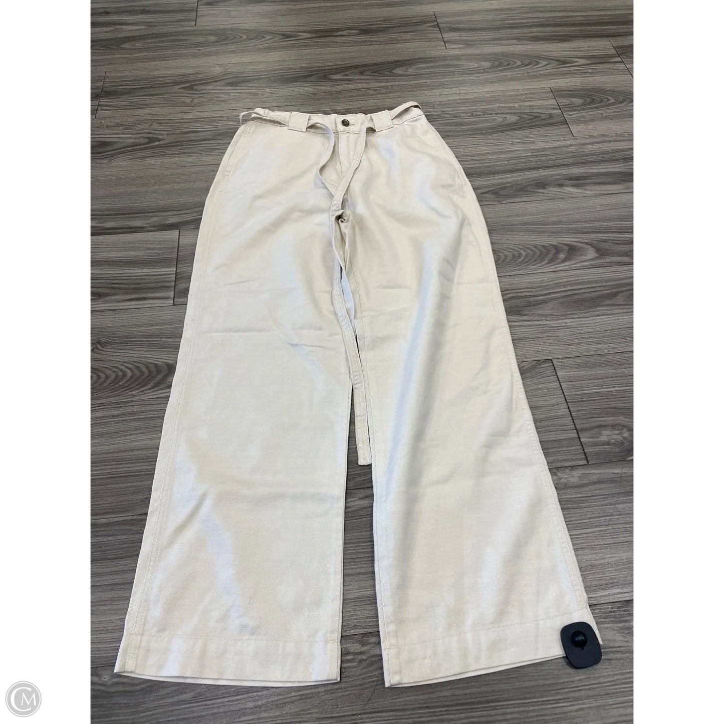 Pants Wide Leg By Falls Creek In Cream, Size: M