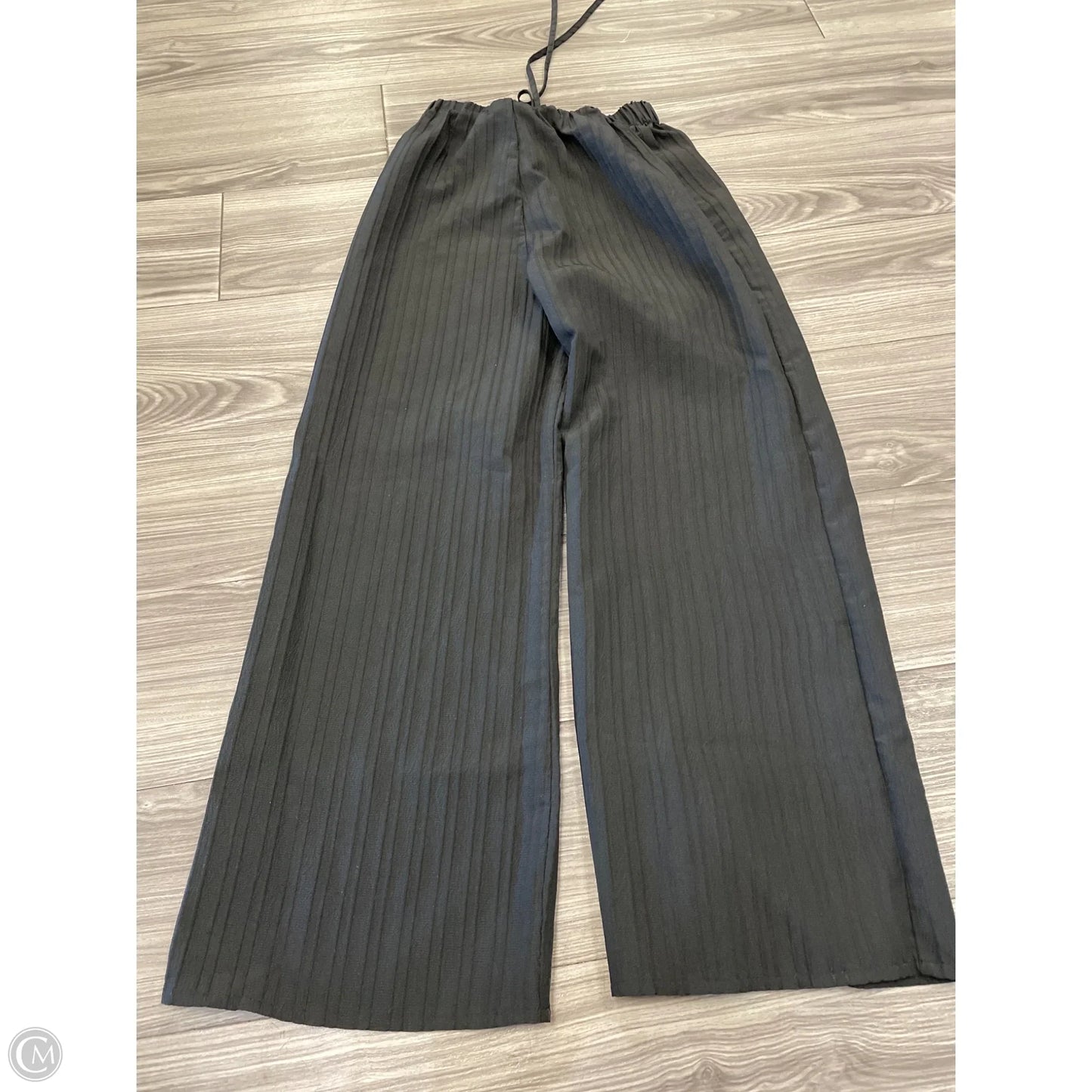 Pants Wide Leg By Shein In Black, Size: S