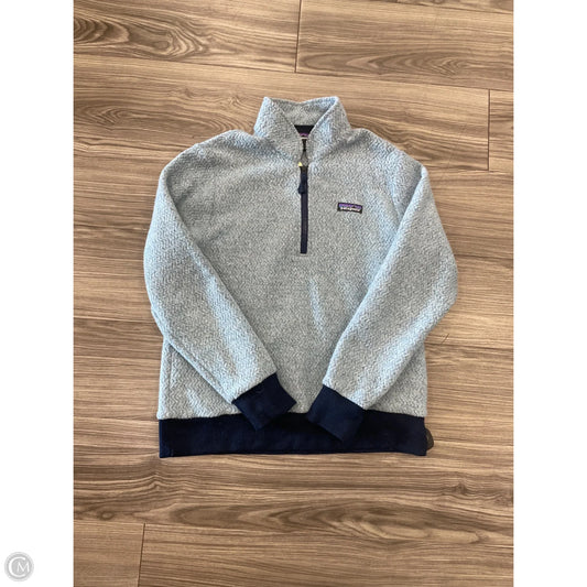 Sweatshirt Collar By Patagonia In Blue, Size: M