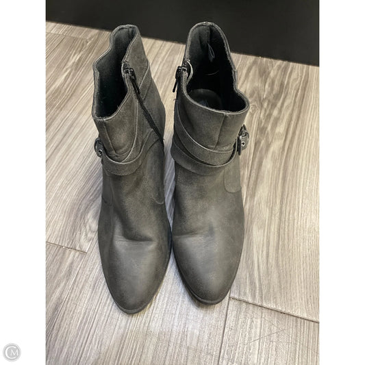 Boots Ankle Heels By Faded Glory In Black, Size: 9