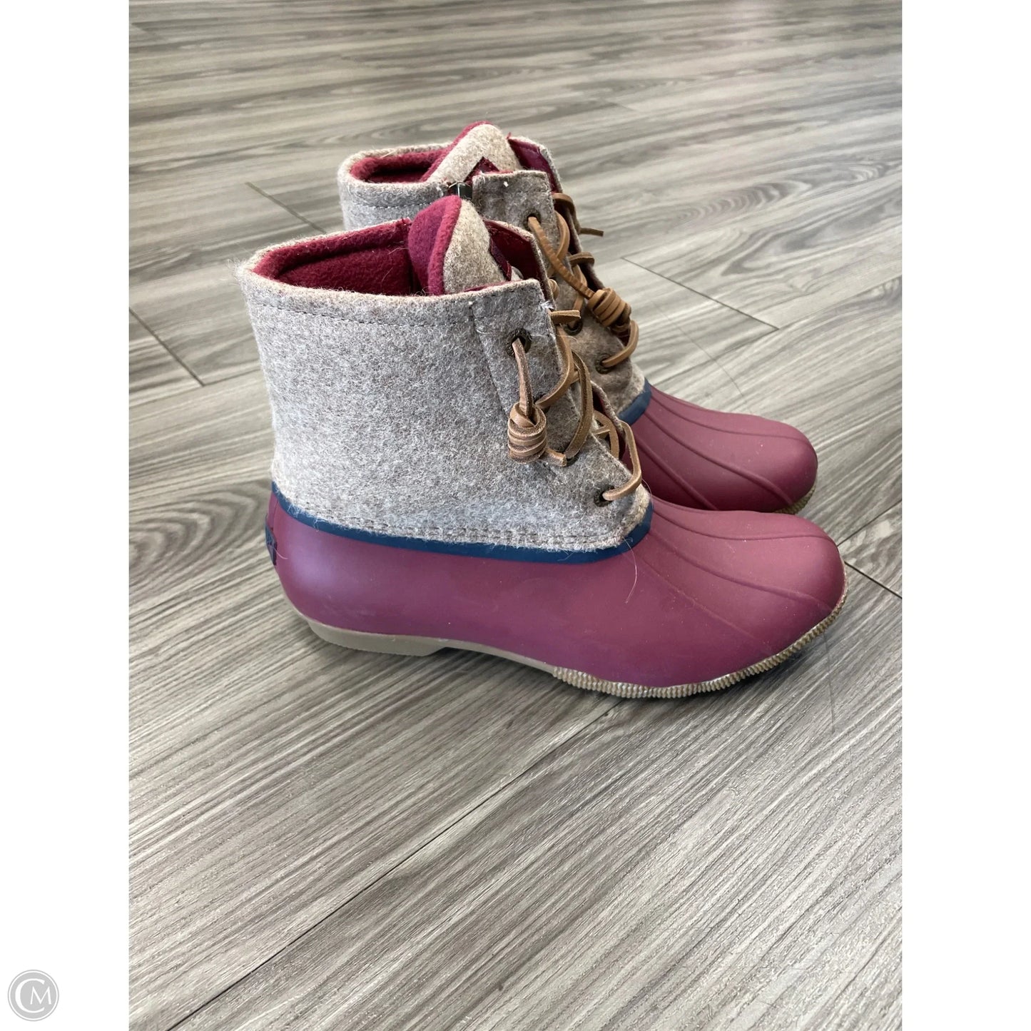 Boots Snow By Sperry In Maroon, Size: 8