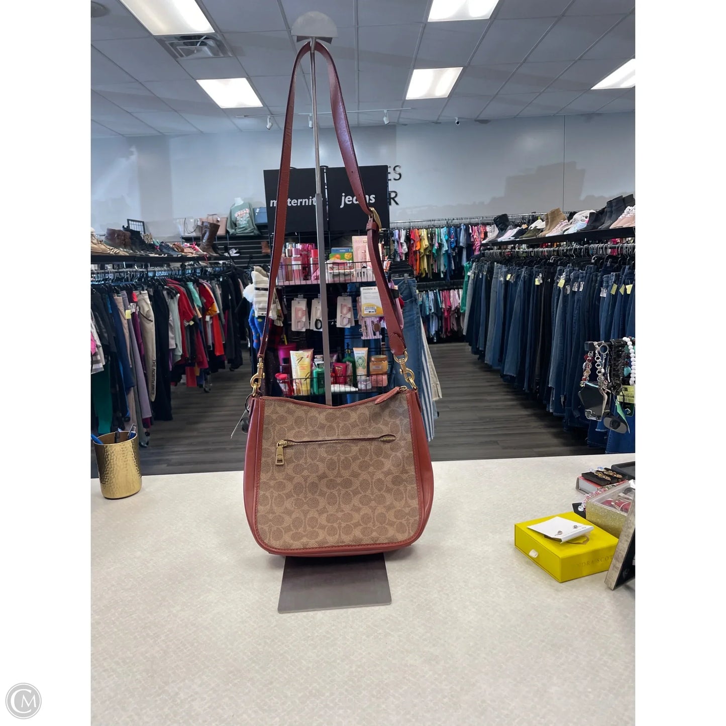 Crossbody Designer By Coach, Size: Medium