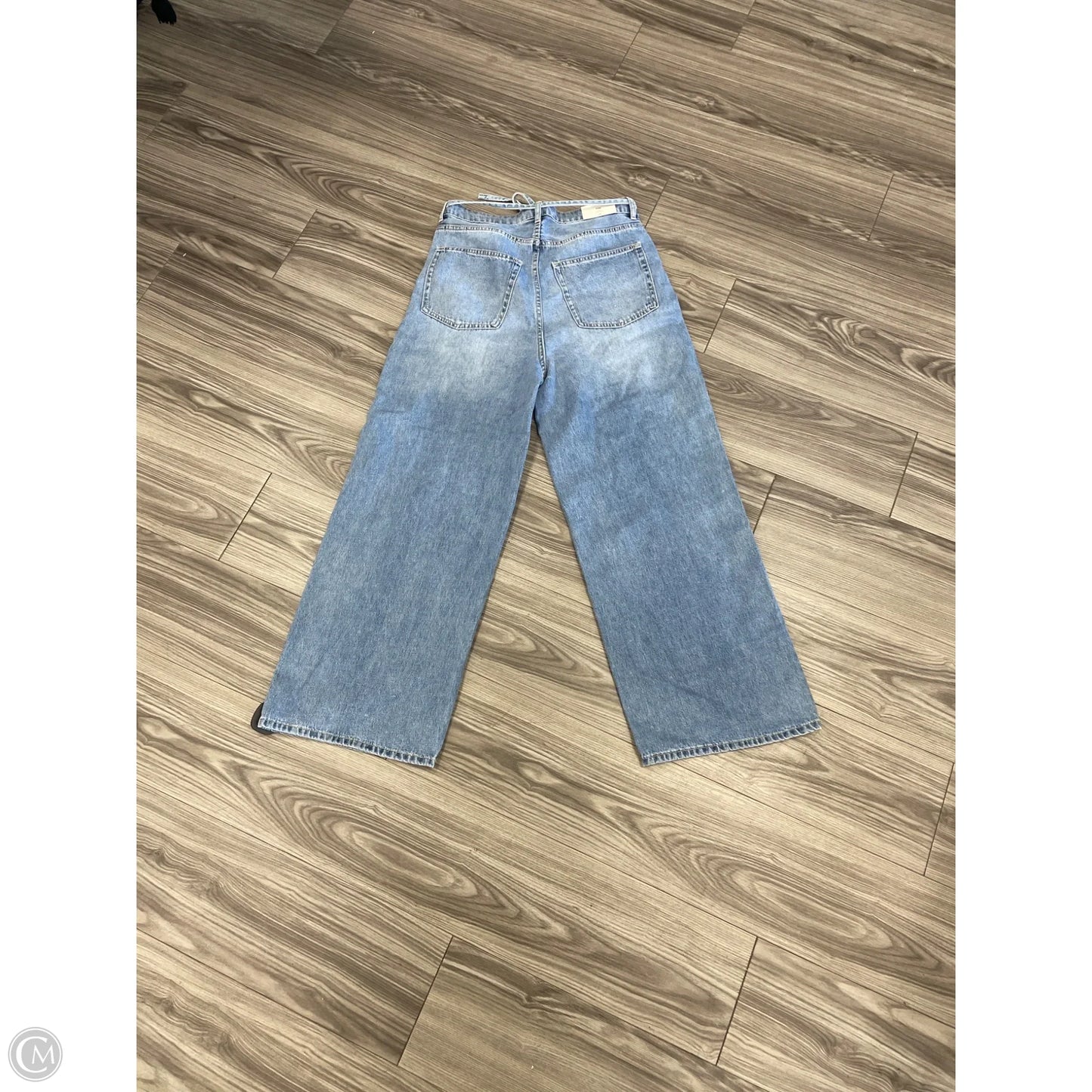 Jeans Wide Leg By Divided In Blue, Size: 4