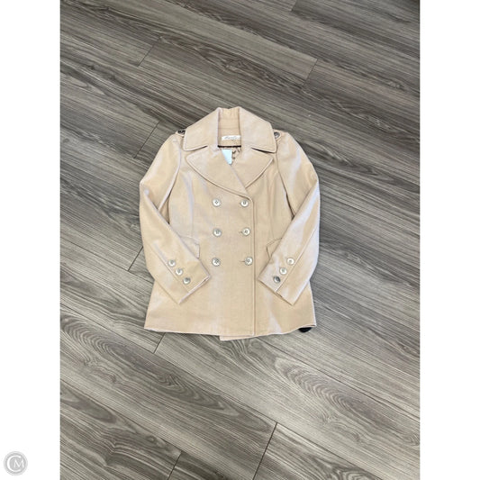 Coat Peacoat By Kenneth Cole In Cream, Size: 8